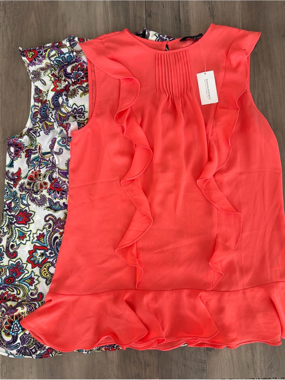 2 banana republic blouses size S NWT